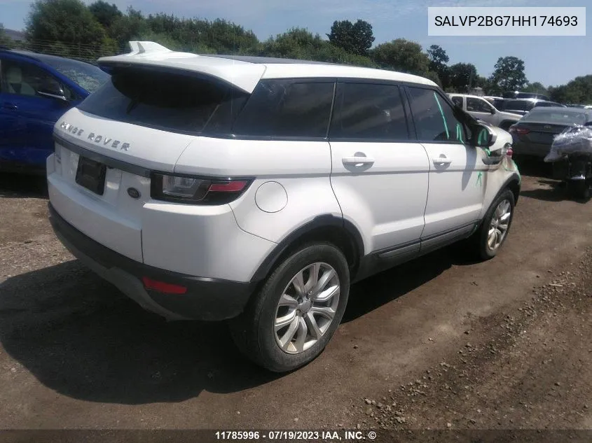 SALVP2BG7HH174693 2017 Land Rover Range Rover Evoque S