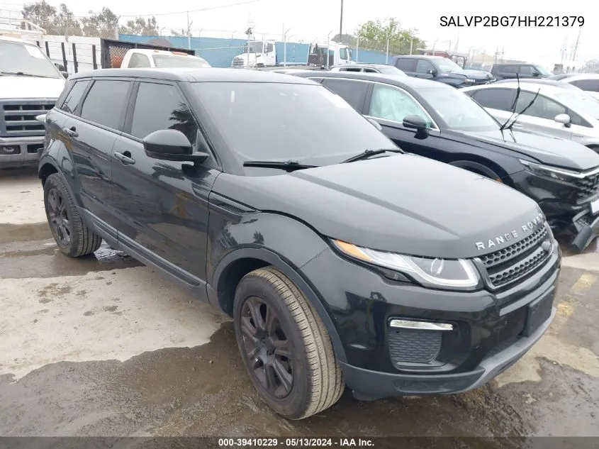 2017 Land Rover Range Rover Evoque Se/Se Premium VIN: SALVP2BG7HH221379 Lot: 39410229