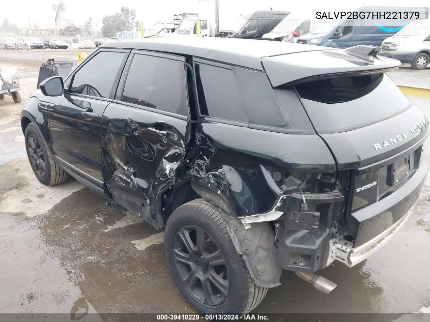 SALVP2BG7HH221379 2017 Land Rover Range Rover Evoque Se/Se Premium