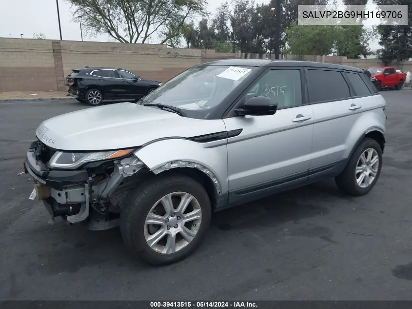 2017 Land Rover Range Rover Evoque Se/Se Premium VIN: SALVP2BG9HH169706 Lot: 39413515