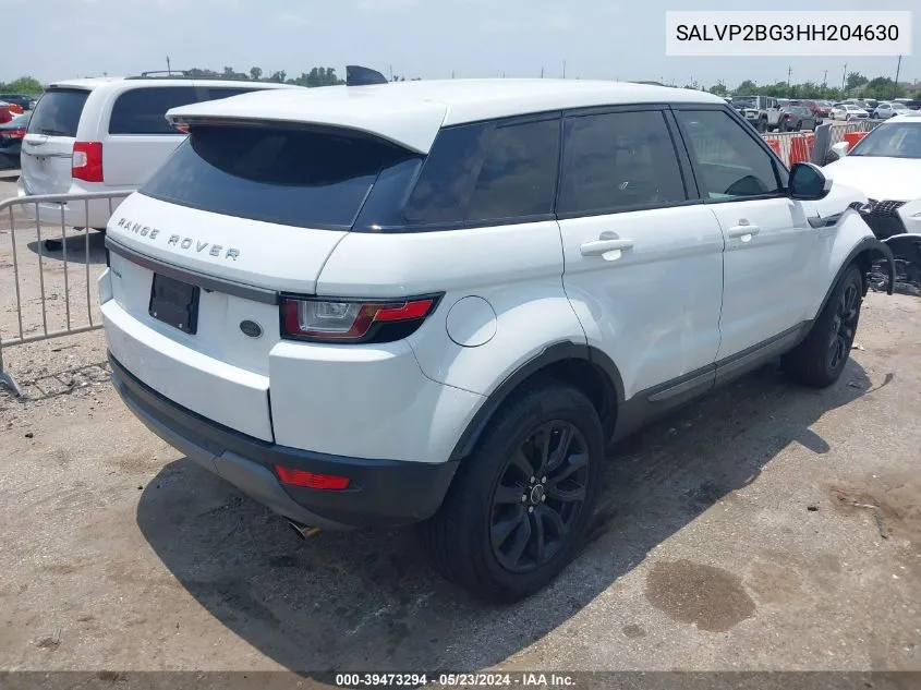 2017 Land Rover Range Rover Evoque Se/Se Premium VIN: SALVP2BG3HH204630 Lot: 39473294