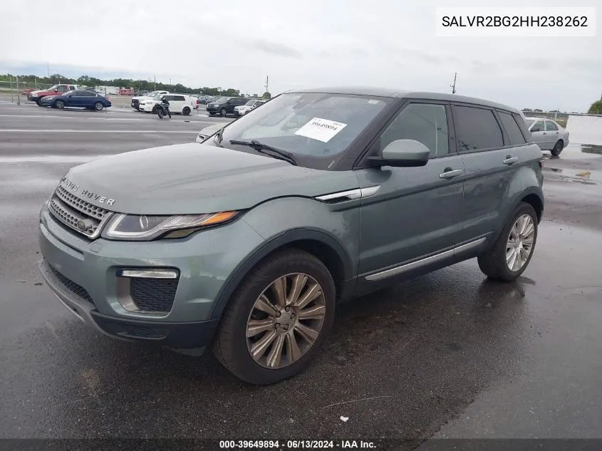 SALVR2BG2HH238262 2017 Land Rover Range Rover Evoque Hse