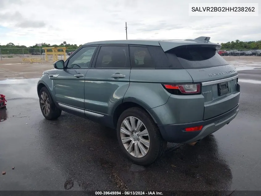 SALVR2BG2HH238262 2017 Land Rover Range Rover Evoque Hse