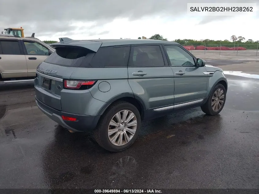 SALVR2BG2HH238262 2017 Land Rover Range Rover Evoque Hse