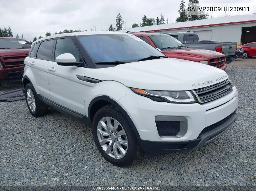 SALVP2BG9HH230911 2017 Land Rover Range Rover Evoque Se/Se Premium