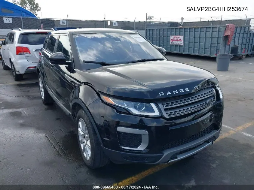 2017 Land Rover Range Rover Evoque Se/Se Premium VIN: SALVP2BG4HH253674 Lot: 39665480