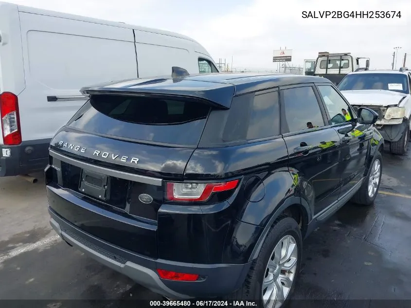 2017 Land Rover Range Rover Evoque Se/Se Premium VIN: SALVP2BG4HH253674 Lot: 39665480