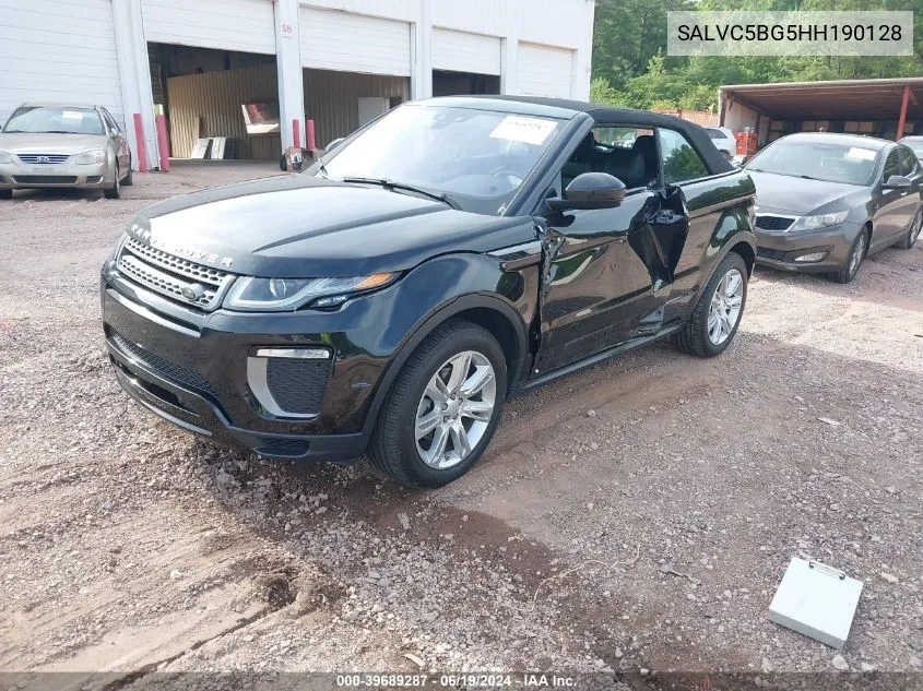 2017 Land Rover Range Rover Evoque Se Dynamic VIN: SALVC5BG5HH190128 Lot: 39689287