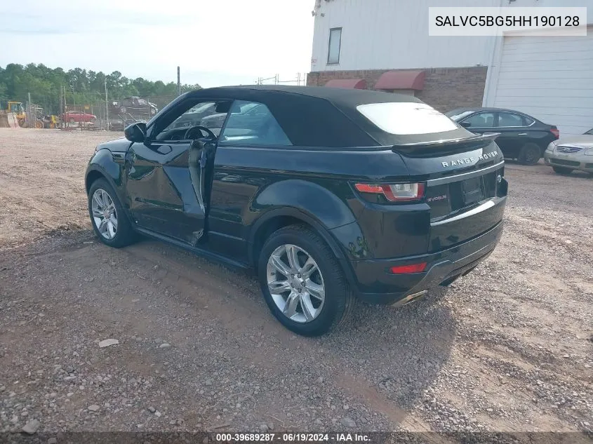 SALVC5BG5HH190128 2017 Land Rover Range Rover Evoque Se Dynamic