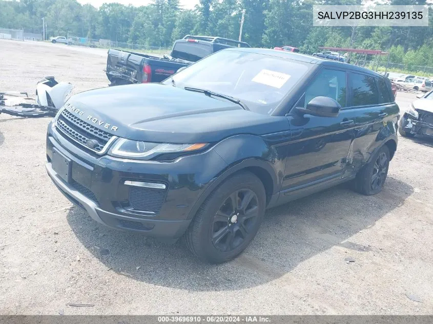 2017 Land Rover Range Rover Evoque Se/Se Premium VIN: SALVP2BG3HH239135 Lot: 39696910