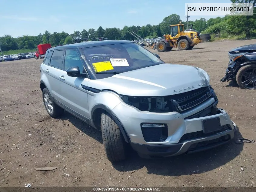 2017 Land Rover Range Rover Evoque Se/Se Premium VIN: SALVP2BG4HH206001 Lot: 39701954