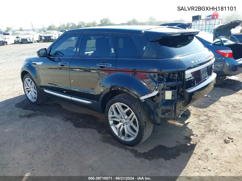 SALVR2BGXHH181101 2017 Land Rover Range Rover Evoque Hse