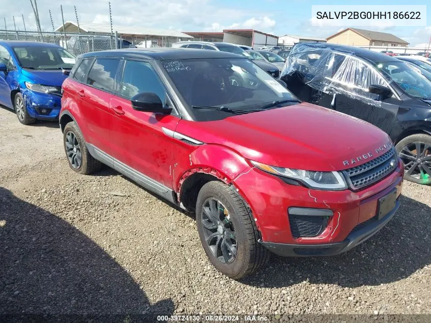 SALVP2BG0HH186622 2017 Land Rover Range Rover Evoque Se