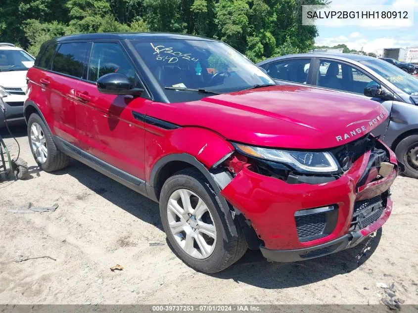 SALVP2BG1HH180912 2017 Land Rover Range Rover Evoque Se/Se Premium