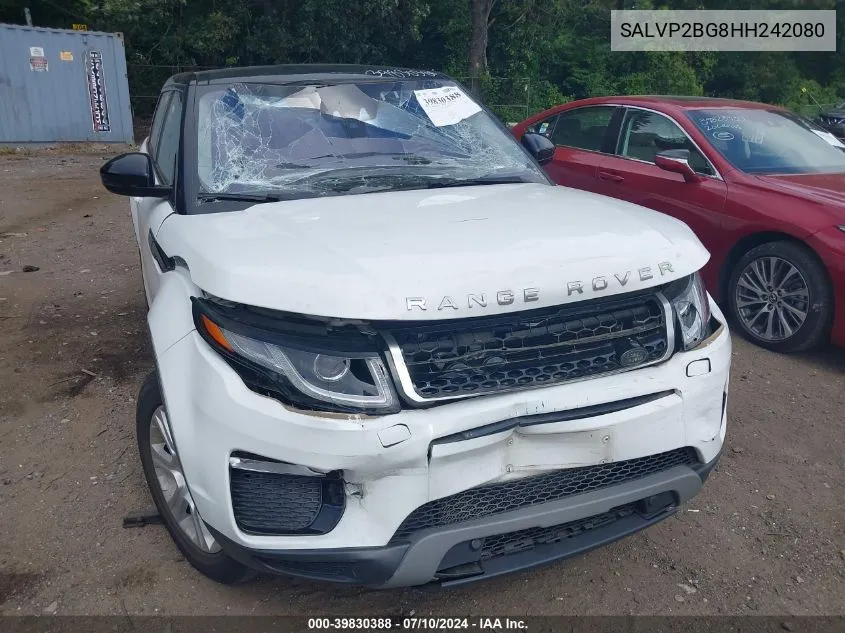 SALVP2BG8HH242080 2017 Land Rover Range Rover Evoque Se/Se Premium