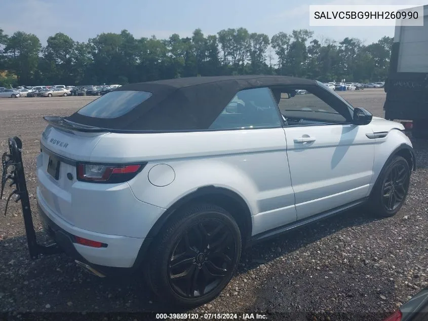 SALVC5BG9HH260990 2017 Land Rover Range Rover Evoque Se Dynamic