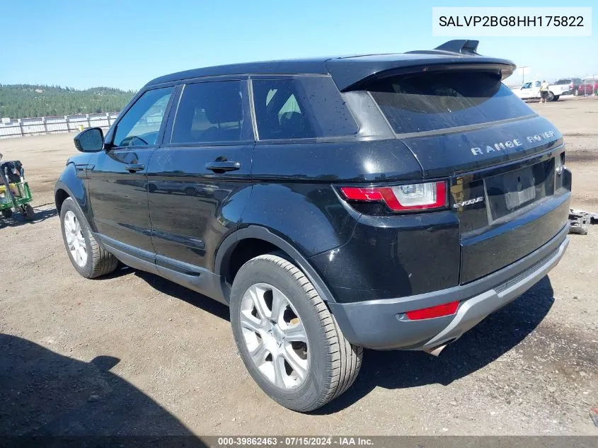 SALVP2BG8HH175822 2017 Land Rover Range Rover Evoque Se/Se Premium