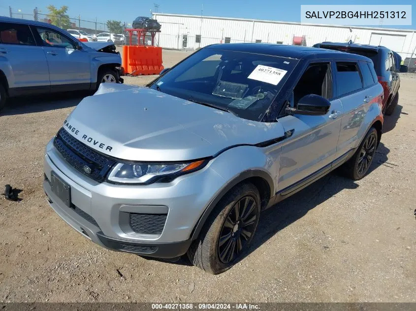 SALVP2BG4HH251312 2017 Land Rover Range Rover Evoque Se