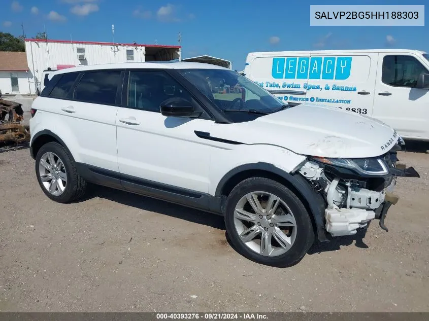 2017 Land Rover Range Rover Evoque Se/Se Premium VIN: SALVP2BG5HH188303 Lot: 40393276