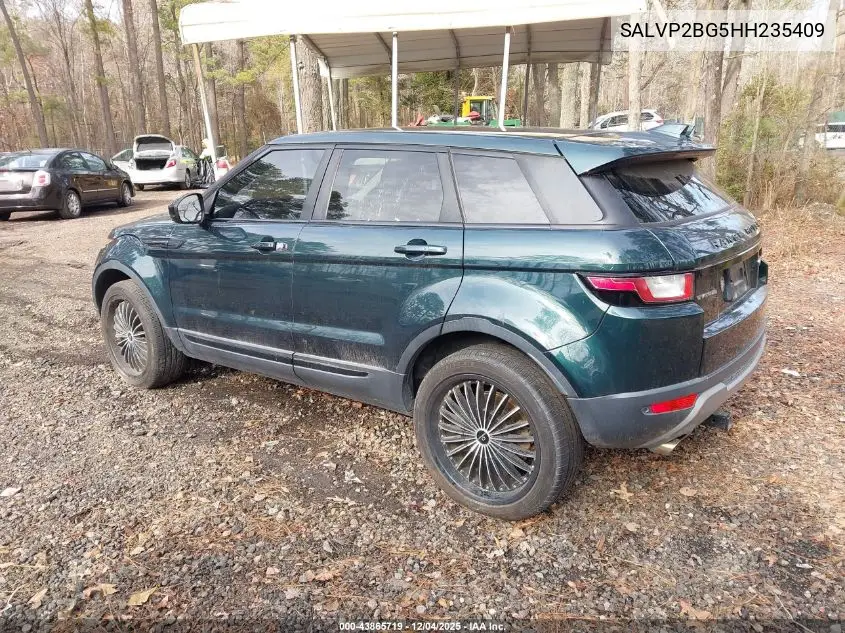 SALVP2BG5HH235409 2017 Land Rover Range Rover Evoque Se/Se Premium