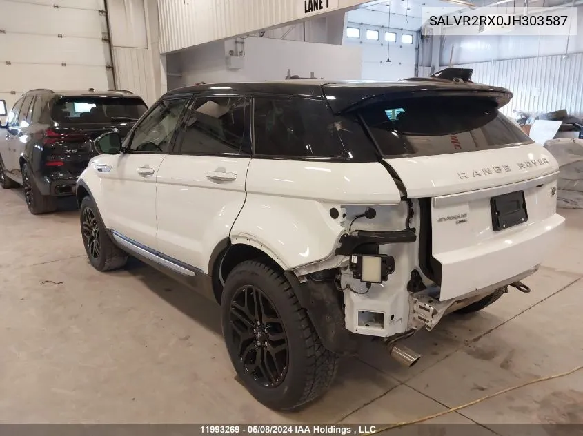 SALVR2RX0JH303587 2018 Land Rover Range Rover Evoque