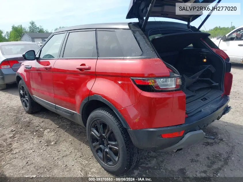 SALVP2RX6JH277020 2018 Land Rover Range Rover Evoque Se/Se Premium