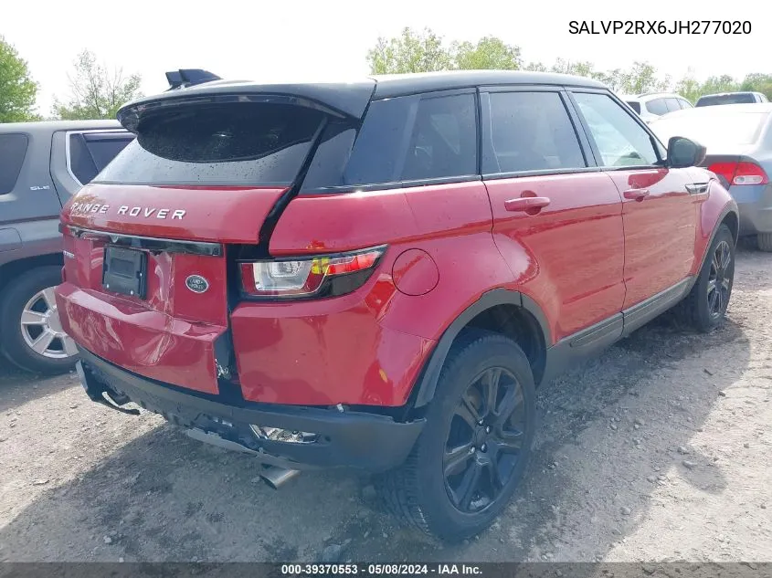 SALVP2RX6JH277020 2018 Land Rover Range Rover Evoque Se/Se Premium