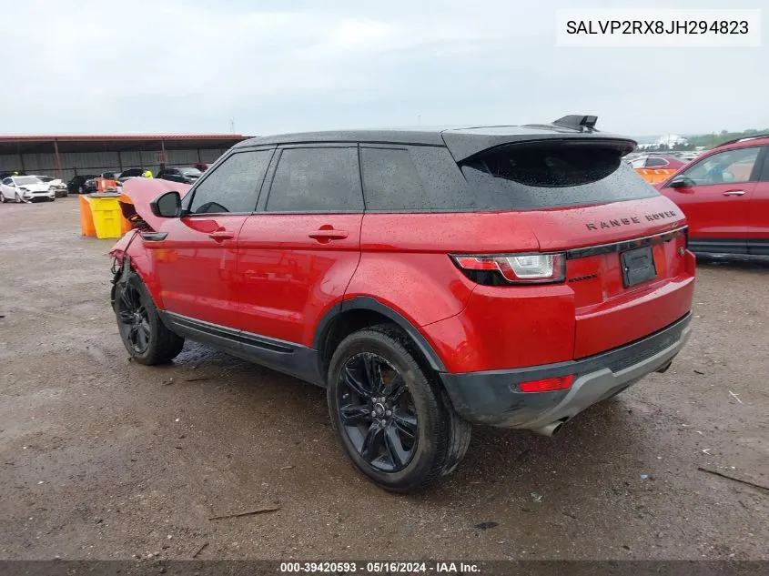 2018 Land Rover Range Rover Evoque Se/Se Premium VIN: SALVP2RX8JH294823 Lot: 39420593