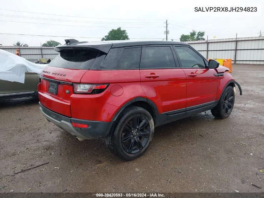 2018 Land Rover Range Rover Evoque Se/Se Premium VIN: SALVP2RX8JH294823 Lot: 39420593