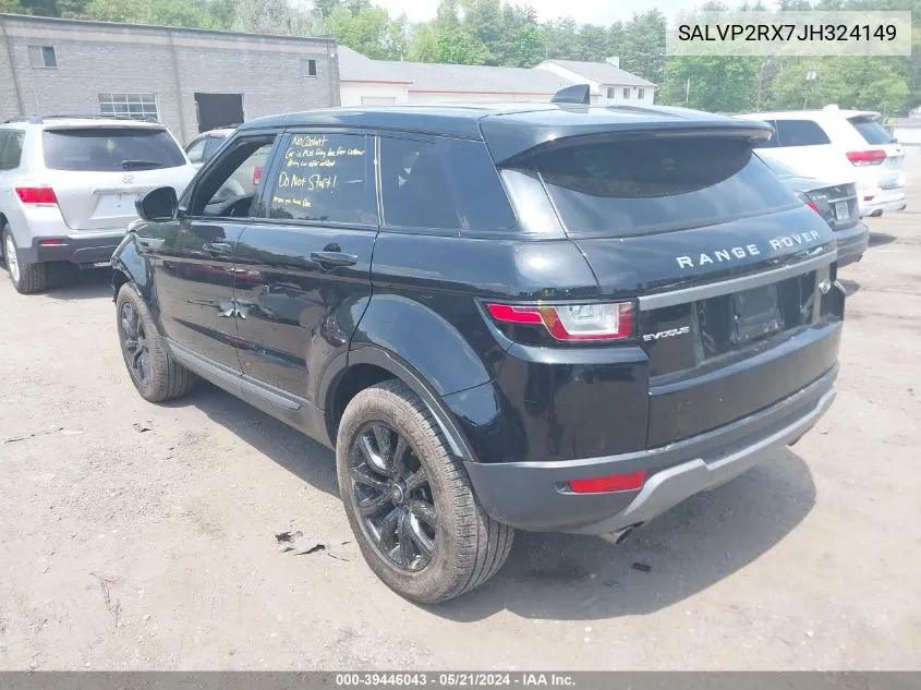 SALVP2RX7JH324149 2018 Land Rover Range Rover Evoque Se/Se Premium