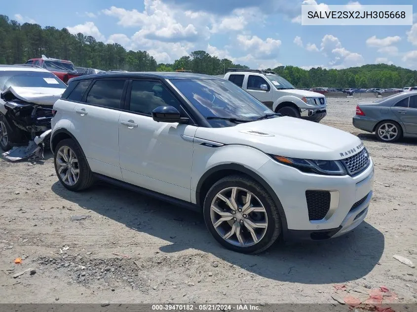 2018 Land Rover Range Rover Evoque Autobiography VIN: SALVE2SX2JH305668 Lot: 39470182