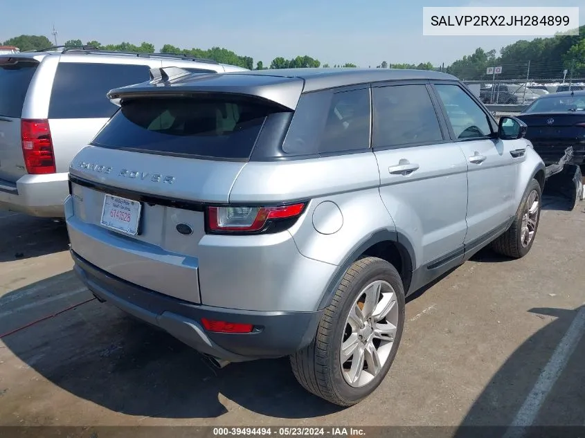 2018 Land Rover Range Rover Evoque Se/Se Premium VIN: SALVP2RX2JH284899 Lot: 39494494