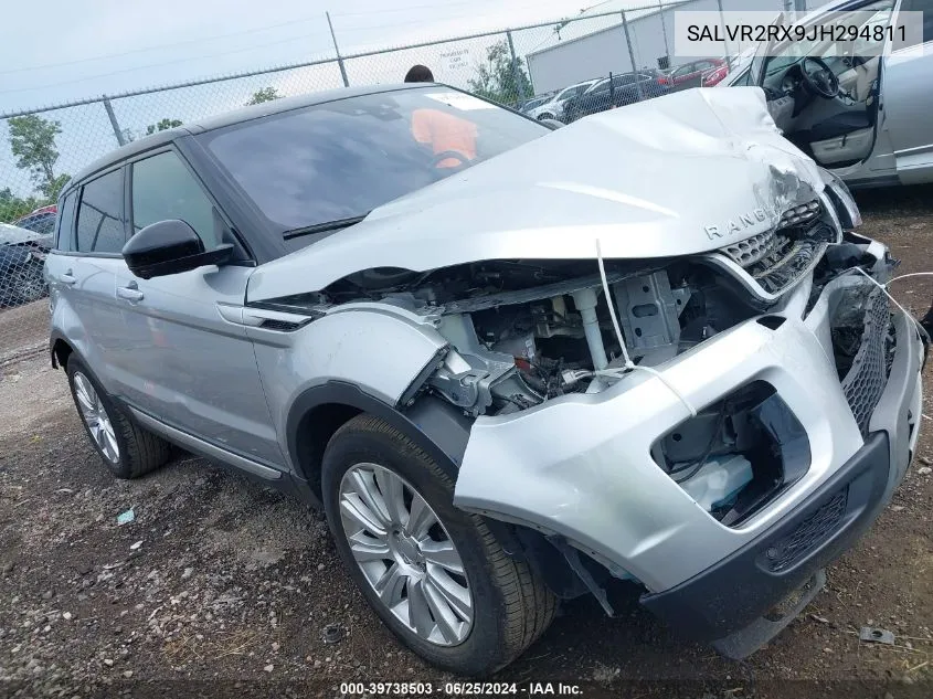 SALVR2RX9JH294811 2018 Land Rover Range Rover Evoque Hse