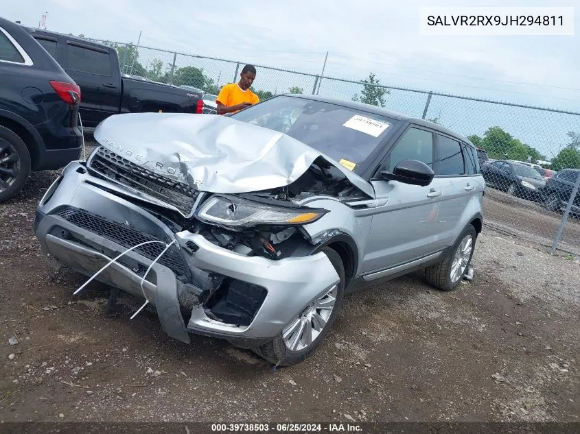 2018 Land Rover Range Rover Evoque Hse VIN: SALVR2RX9JH294811 Lot: 39738503