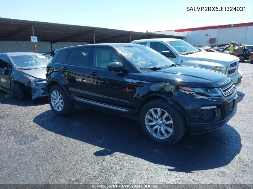 SALVP2RX6JH324031 2018 Land Rover Range Rover Evoque Se/Se Premium