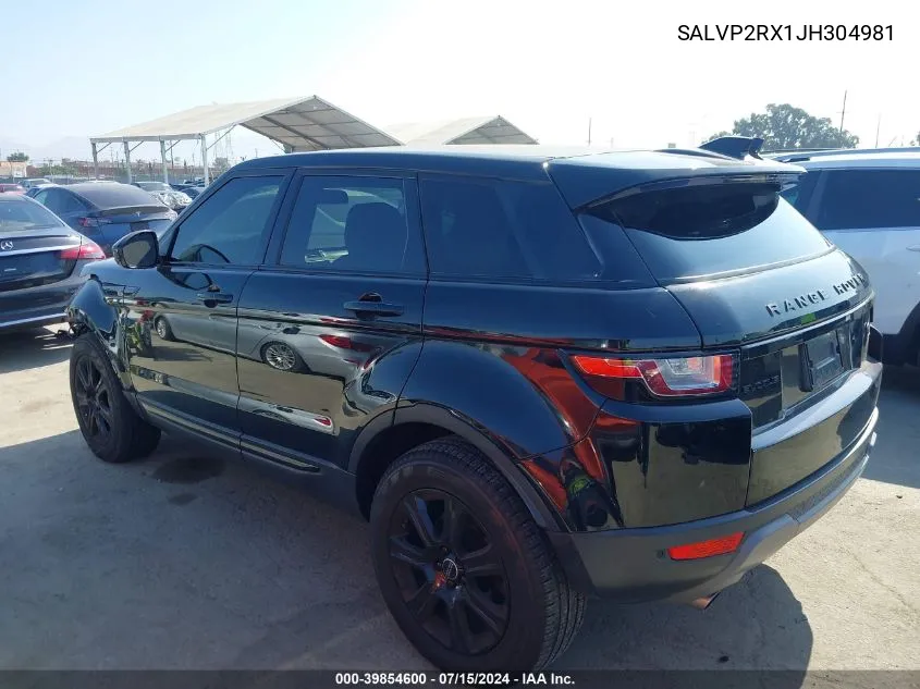 2018 Land Rover Range Rover Evoque Se/Se Premium VIN: SALVP2RX1JH304981 Lot: 39854600