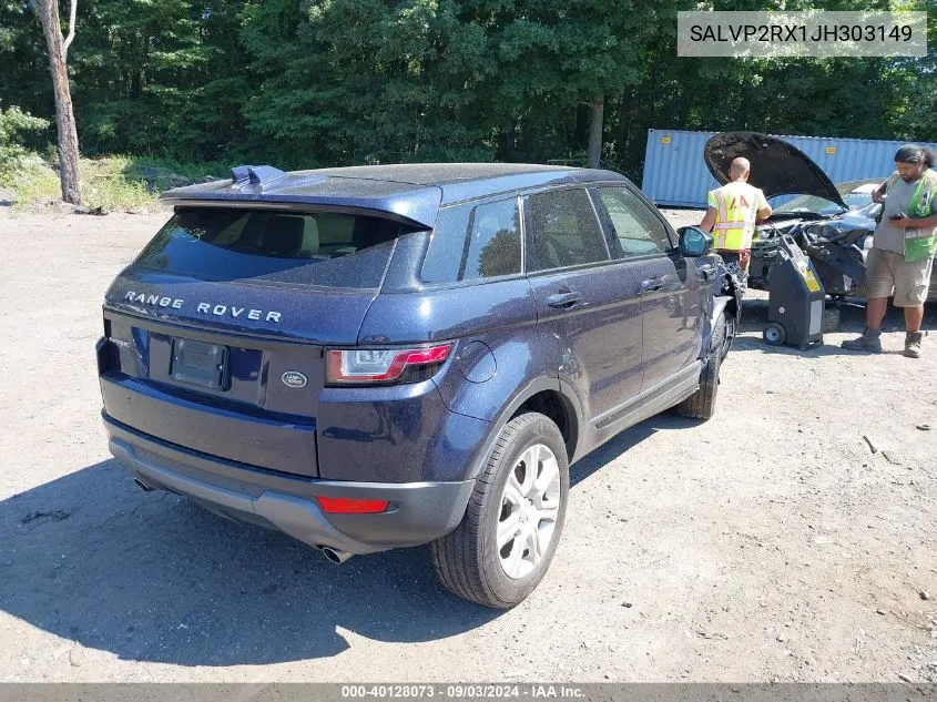 SALVP2RX1JH303149 2018 Land Rover Range Rover Evoque Se/Se Premium