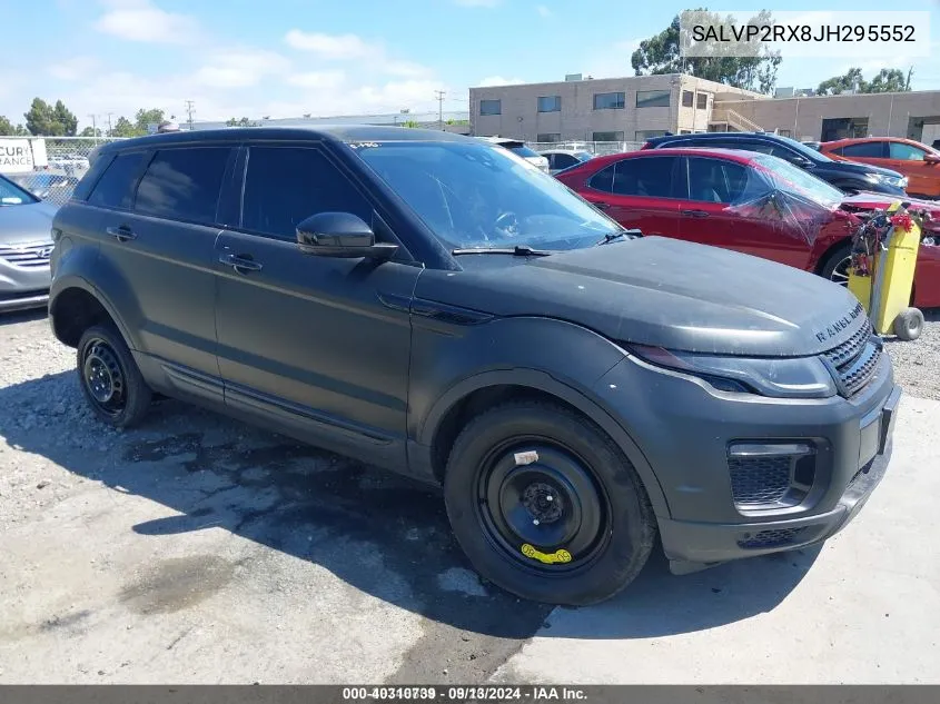 2018 Land Rover Range Rover Evoque Se/Se Premium VIN: SALVP2RX8JH295552 Lot: 40310739