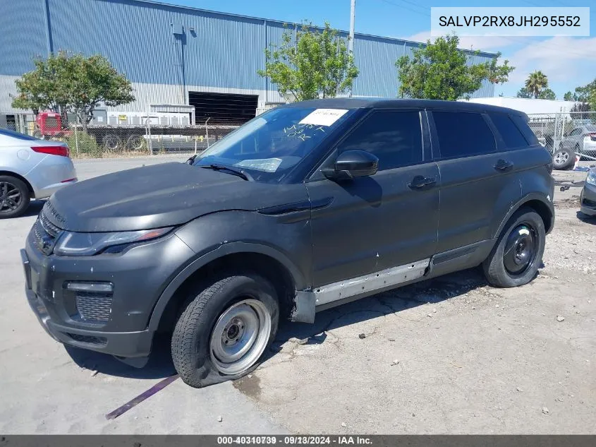 2018 Land Rover Range Rover Evoque Se/Se Premium VIN: SALVP2RX8JH295552 Lot: 40310739