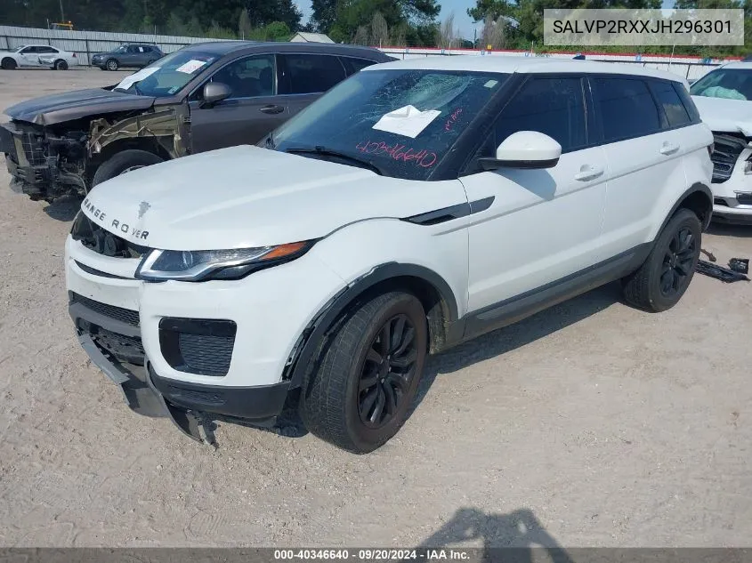 2018 Land Rover Range Rover Evoque Se/Se Premium VIN: SALVP2RXXJH296301 Lot: 40346640