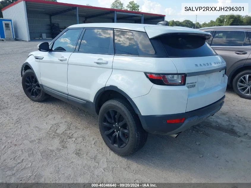 2018 Land Rover Range Rover Evoque Se/Se Premium VIN: SALVP2RXXJH296301 Lot: 40346640