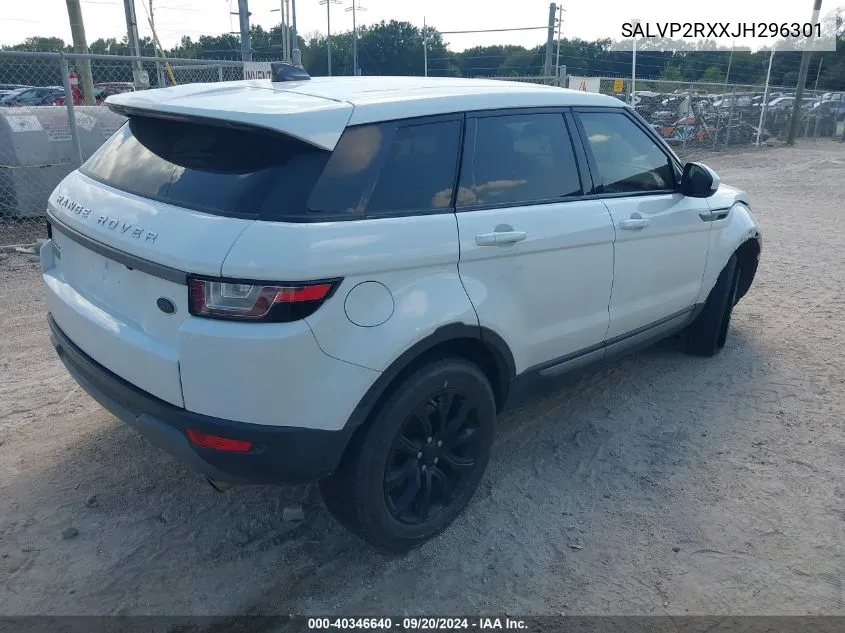 SALVP2RXXJH296301 2018 Land Rover Range Rover Evoque Se/Se Premium