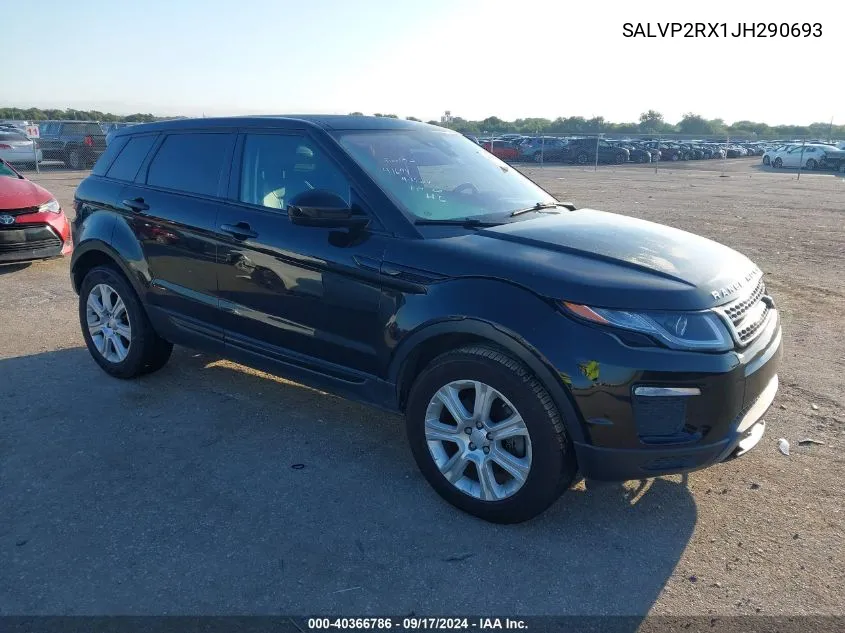 SALVP2RX1JH290693 2018 Land Rover Range Rover Evoque Se