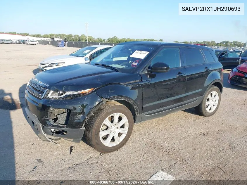 SALVP2RX1JH290693 2018 Land Rover Range Rover Evoque Se