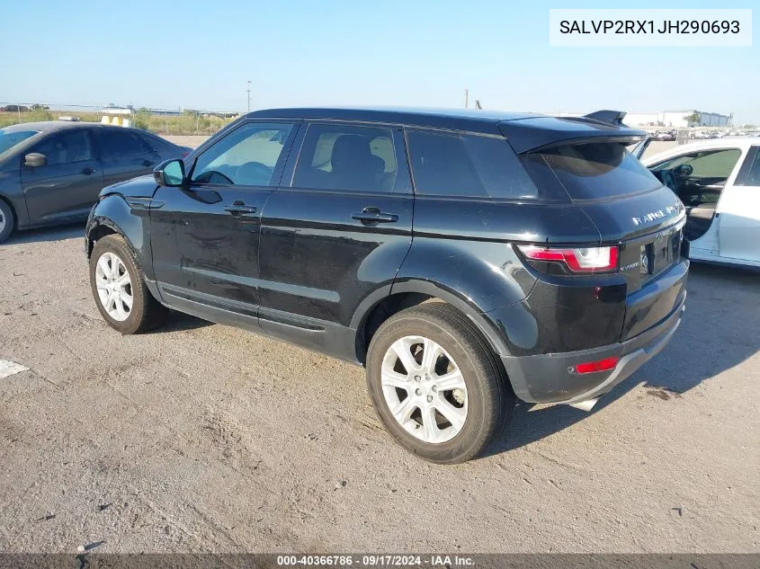 SALVP2RX1JH290693 2018 Land Rover Range Rover Evoque Se