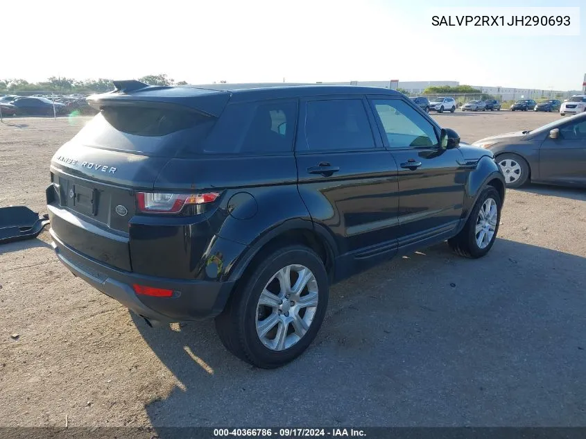 SALVP2RX1JH290693 2018 Land Rover Range Rover Evoque Se