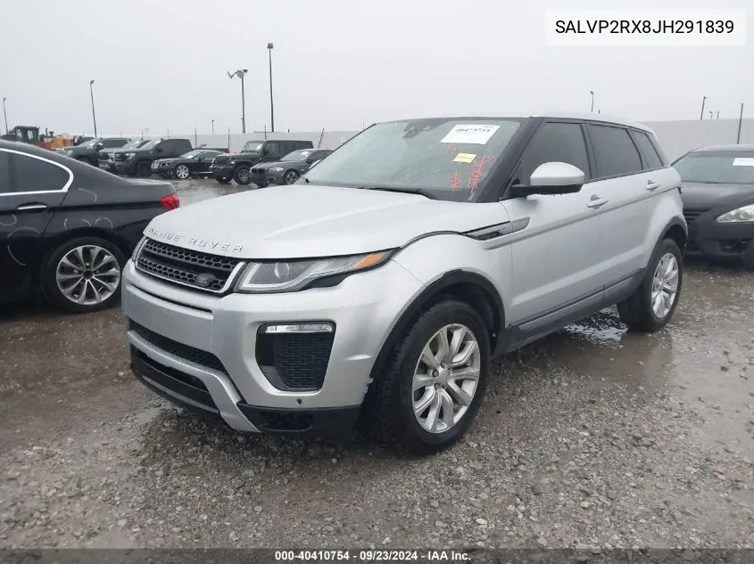 SALVP2RX8JH291839 2018 Land Rover Range Rover Evoque Se/Se Premium