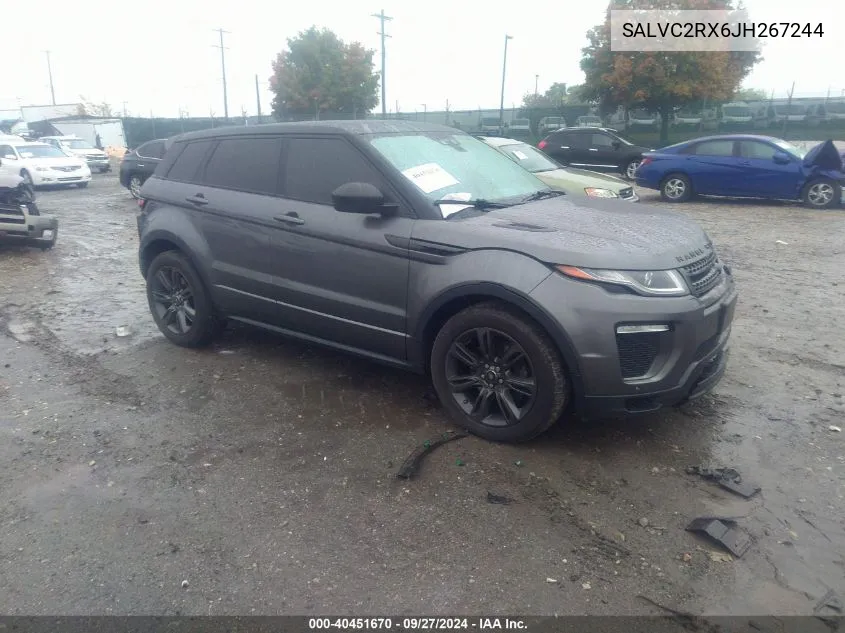 2018 Land Rover Range Rover Evoque Landmark Edition/Se Premium VIN: SALVC2RX6JH267244 Lot: 40451670