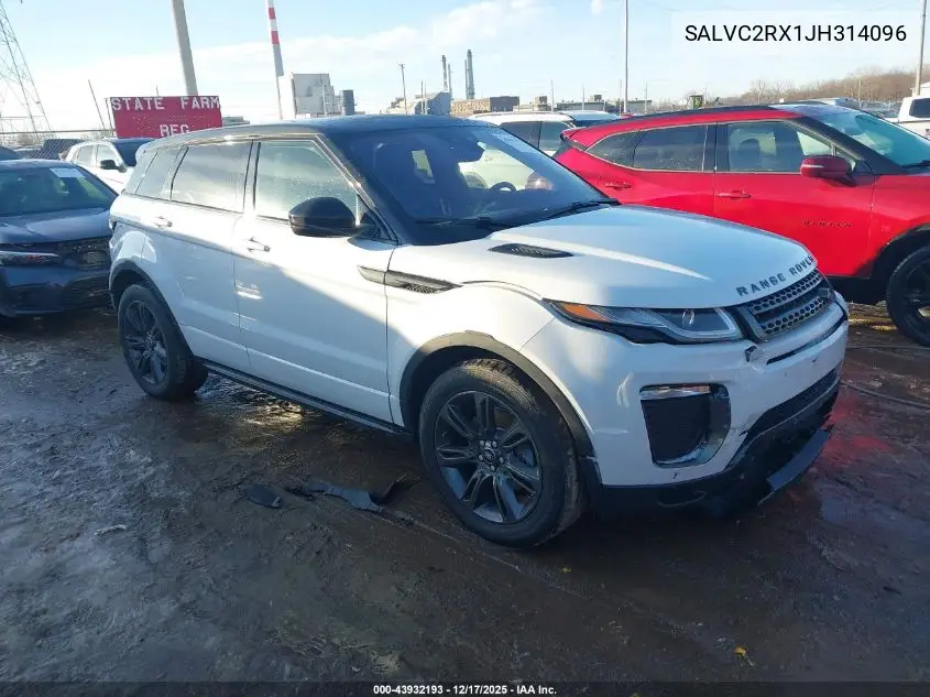 SALVC2RX1JH314096 2018 Land Rover Range Rover Evoque Landmark Edition/Se Premium
