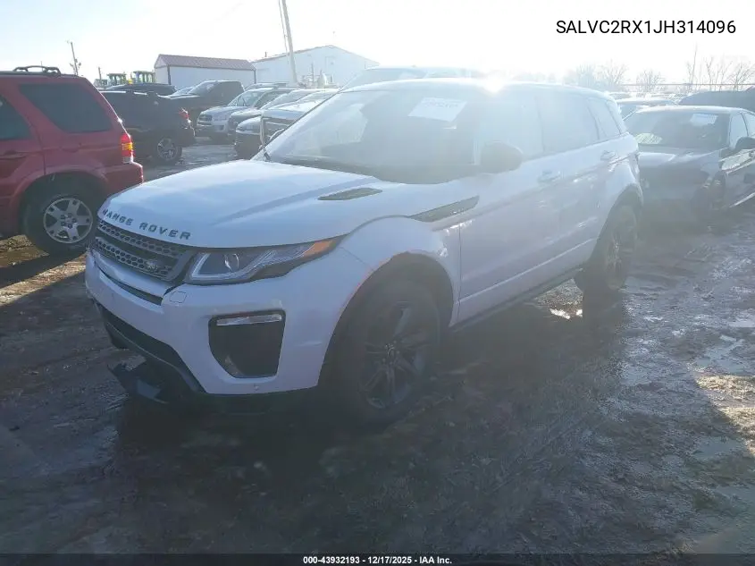 SALVC2RX1JH314096 2018 Land Rover Range Rover Evoque Landmark Edition/Se Premium